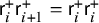 sans serif r Subscript i Superscript plus Baseline sans serif r Subscript i plus 1 Superscript plus Baseline equals sans serif r Subscript i Superscript plus Baseline sans serif r Subscript i Superscript plus