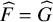ModifyingAbove upper F With caret equals ModifyingAbove upper G With caret