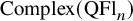 upper C o m p l e x left parenthesis upper Q upper F l Subscript n Baseline right parenthesis