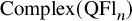 upper C o m p l e x left parenthesis upper Q upper F l Subscript n Baseline right parenthesis