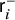 sans serif r Subscript i Superscript minus