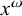 x Superscript omega