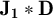 bold upper J bold 1 asterisk bold upper D
