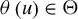 theta left parenthesis u right parenthesis element of normal upper Theta