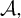 script upper A script comma