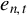 e Subscript n comma t