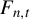 upper F Subscript n comma t