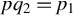 p q 2 equals p 1