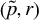 left parenthesis p overtilde comma r right parenthesis
