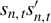s Subscript n comma t Baseline s prime Subscript n comma t