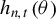 h Subscript n comma t Baseline left parenthesis theta right parenthesis