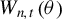 upper W Subscript n comma t Baseline left parenthesis theta right parenthesis