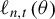 script l Subscript n comma t Baseline left parenthesis theta right parenthesis