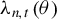 lamda Subscript n comma t Baseline left parenthesis theta right parenthesis