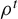 rho Superscript t