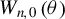 upper W Subscript n comma 0 Baseline left parenthesis theta right parenthesis
