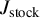 upper J Subscript stock