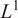 upper L Superscript 1