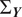 upper Sigma Subscript bold italic upper Y