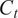 upper C Subscript t