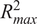 upper R Subscript max Superscript 2