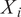 upper X Subscript i