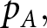 pA comma