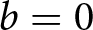 b equals 0