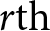 rth