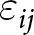 epsilon ij