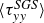 left angle bracket tau Subscript y y Superscript italic SGS Baseline right angle bracket