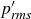 p prime Subscript italic rms