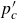 p prime Subscript c