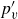 p prime Subscript v