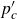 p prime Subscript c