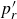 p prime Subscript r