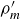 rho prime Subscript m