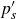 p prime Subscript s
