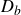 upper D Subscript b