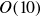 italic upper O left parenthesis 10 right parenthesis