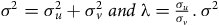 Summarised mathematical equation.