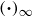 left parenthesis bold dot right parenthesis Subscript normal infinity