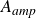 upper A Subscript italic amp
