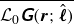 ModifyingAbove script upper L 0 sans serif bold italic upper G left parenthesis bold italic r semicolon ModifyingAbove bold italic script l With caret right parenthesis With bar