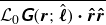 ModifyingAbove script upper L 0 sans serif bold italic upper G left parenthesis bold italic r semicolon ModifyingAbove bold italic script l With caret right parenthesis bold dot ModifyingAbove bold italic r With bold caret ModifyingAbove bold italic r With bold caret With bar