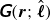 sans serif bold italic upper G left parenthesis bold italic r semicolon ModifyingAbove bold italic script l With caret right parenthesis