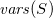 v a r s left parenthesis upper S right parenthesis