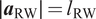vertical bar aRW vertical bar equals lRW