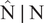 upper N ̂ vertical bar upper N