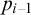 p Subscript i minus 1